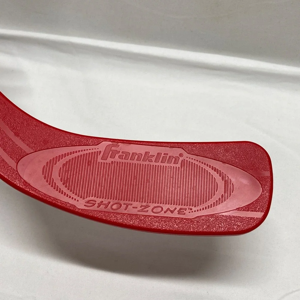 Franklin Sports NHL Left Hand Mini Hockey Stick Red LEFT Shot Zone Durable EUC
